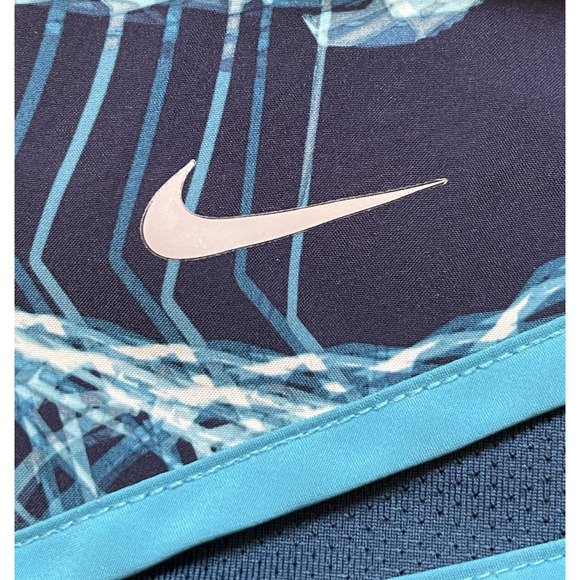Nike Dri-Fit Dry Tempo Running Athletic Shorts Blue Chemistry Womens Size Small - Picture 6 of 13